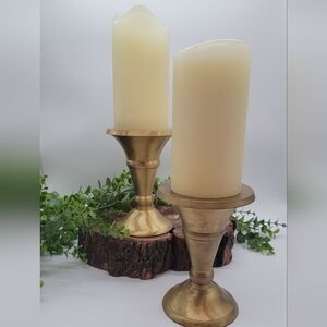 The White Barn Candle Company Pair of Candle Pedestal Stands